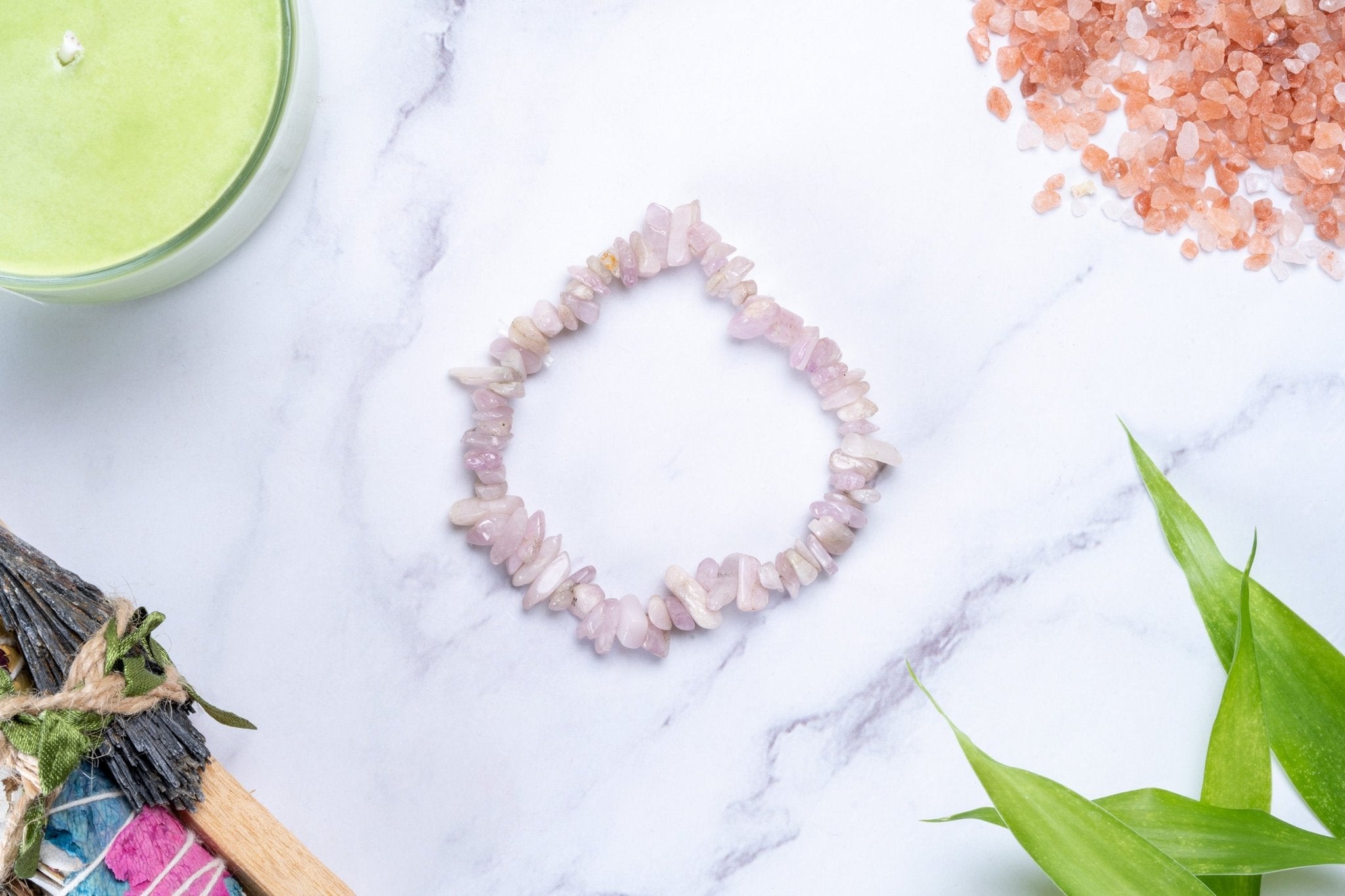 Kunzite Chip Bracelet - Eat.Read.Love.