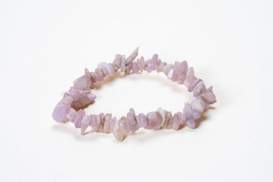 Kunzite Chip Bracelet - Eat.Read.Love.