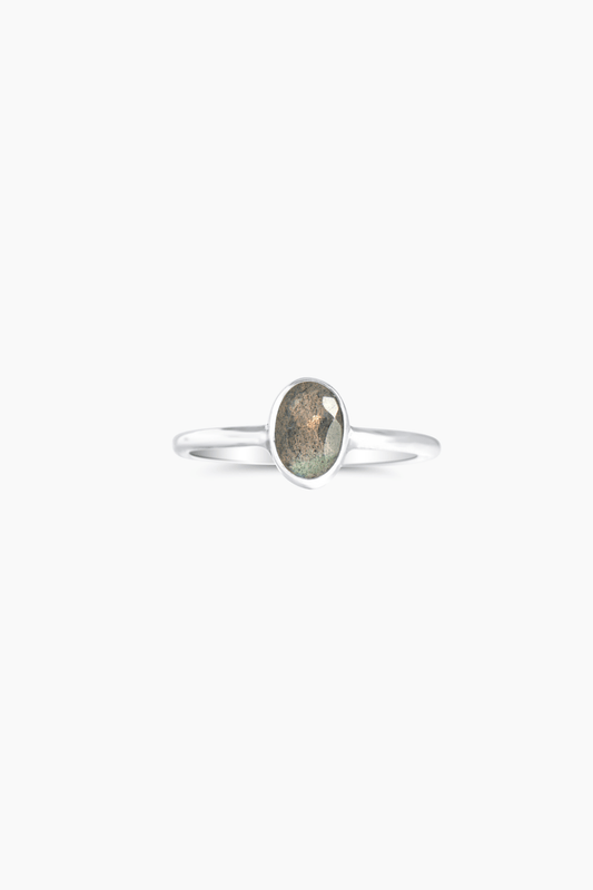 Labradorite Sterling Silver Ring - Eat.Read.Love.