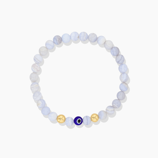 Leo Zodiac Evil Eye Protection Bracelet - Eat.Read.Love.