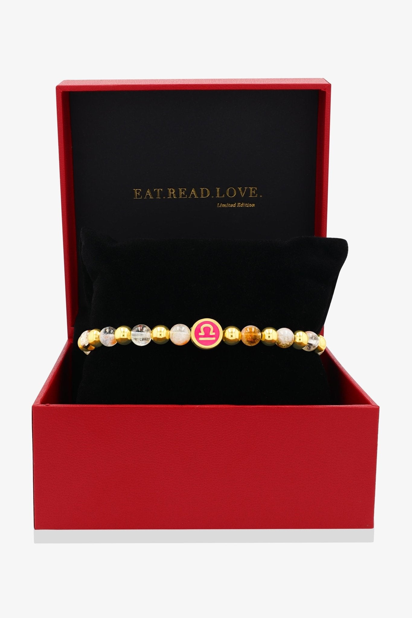 Libra - Citrine Zodiac Gold Vermeil Bracelet - Eat.Read.Love.