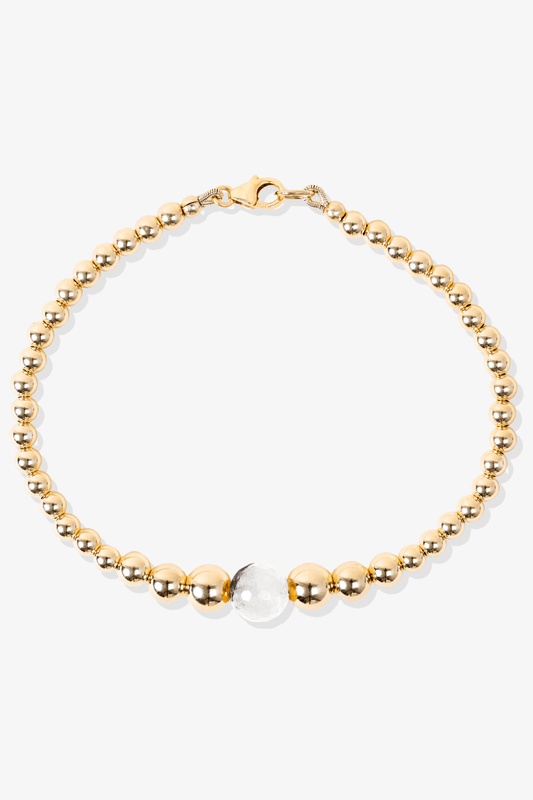 Libra Zodiac Gradient REAL Gold Bracelet - Eat.Read.Love.