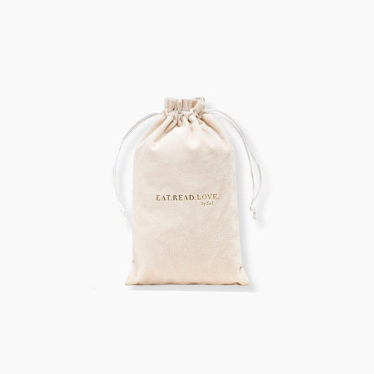 Love Attracting Pink Bag Charm Rose Quartz - Eat.Read.Love.