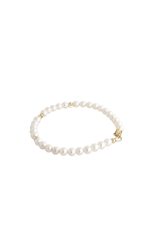 Lucky Clover Fresh Water Pearl Bracelet - Eat.Read.Love.