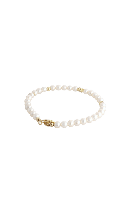 Lucky Clover Fresh Water Pearl Bracelet - Eat.Read.Love.
