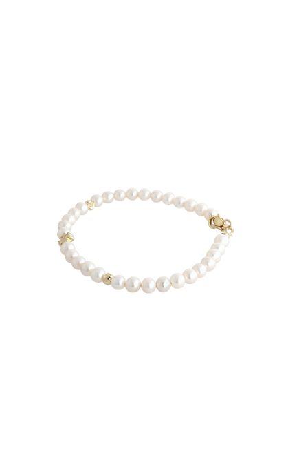 Lucky Clover Fresh Water Pearl Bracelet - Eat.Read.Love.