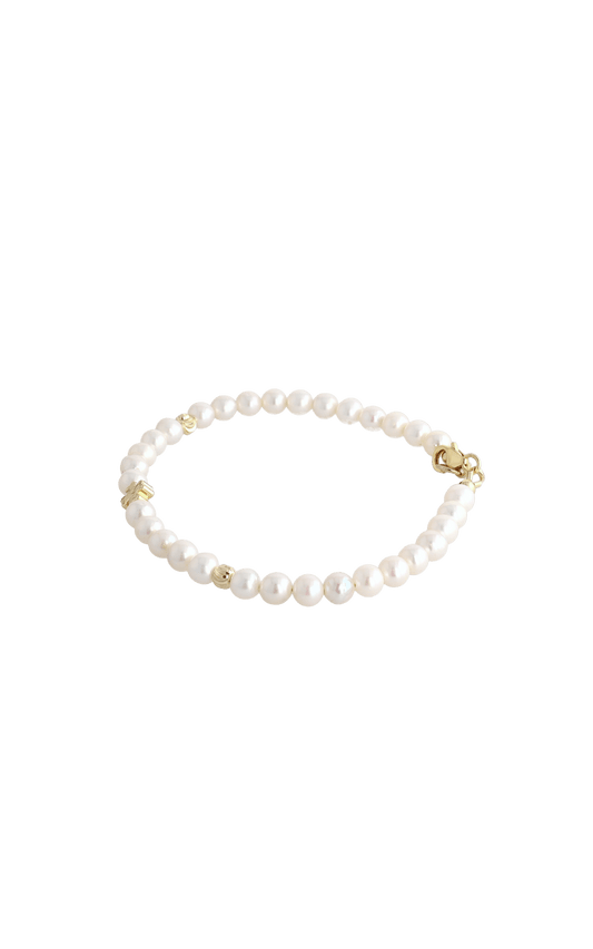 Lucky Clover Fresh Water Pearl Bracelet - Eat.Read.Love.