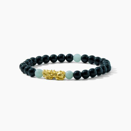 Lucky Fortune Pixiu Black Obsidian - Year Of The Rabbit - Eat.Read.Love.