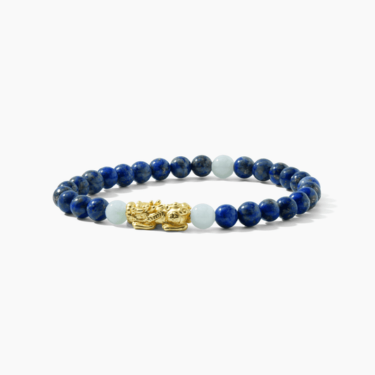 Lucky Fortune Pixiu Lapis Lazuli - Year Of The Dragon - Eat.Read.Love.