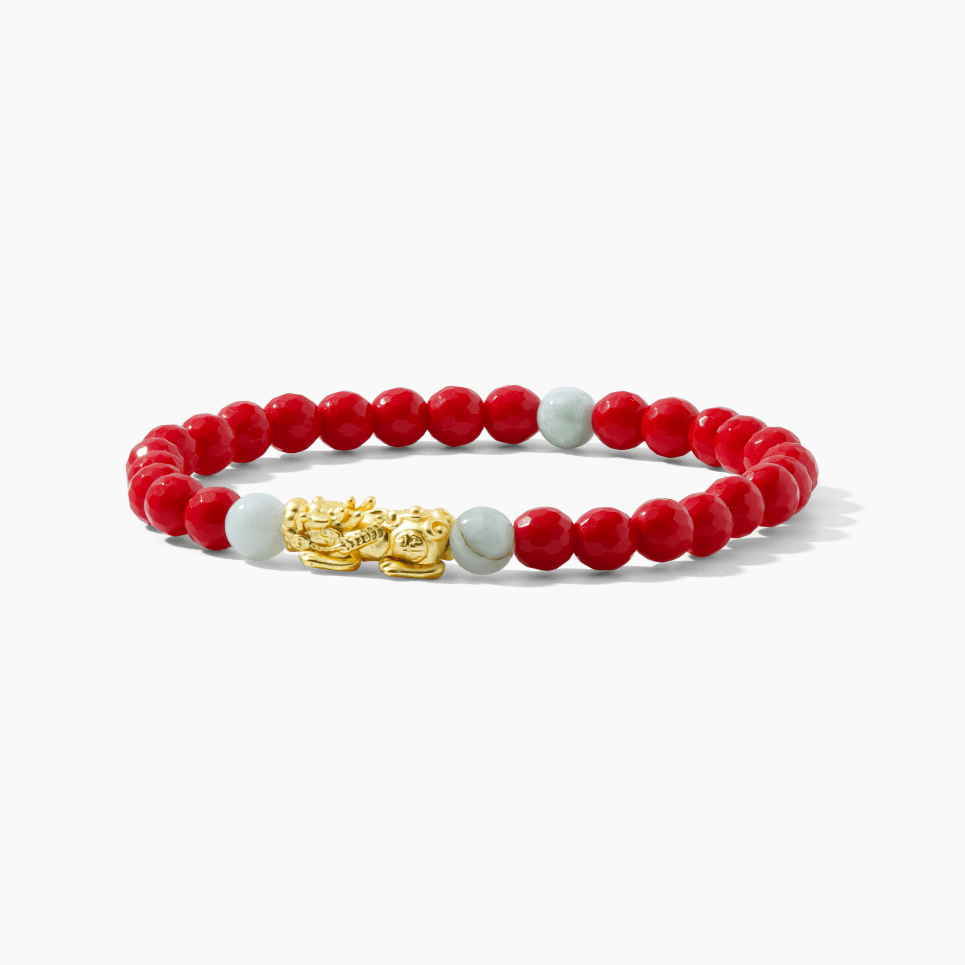 Lucky Fortune Pixiu Red Jade - Year Of The Horse - Eat.Read.Love.