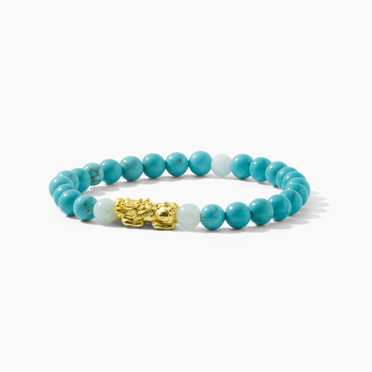 Lucky Fortune Pixiu Turquoise - Year Of The Rat - Eat.Read.Love.