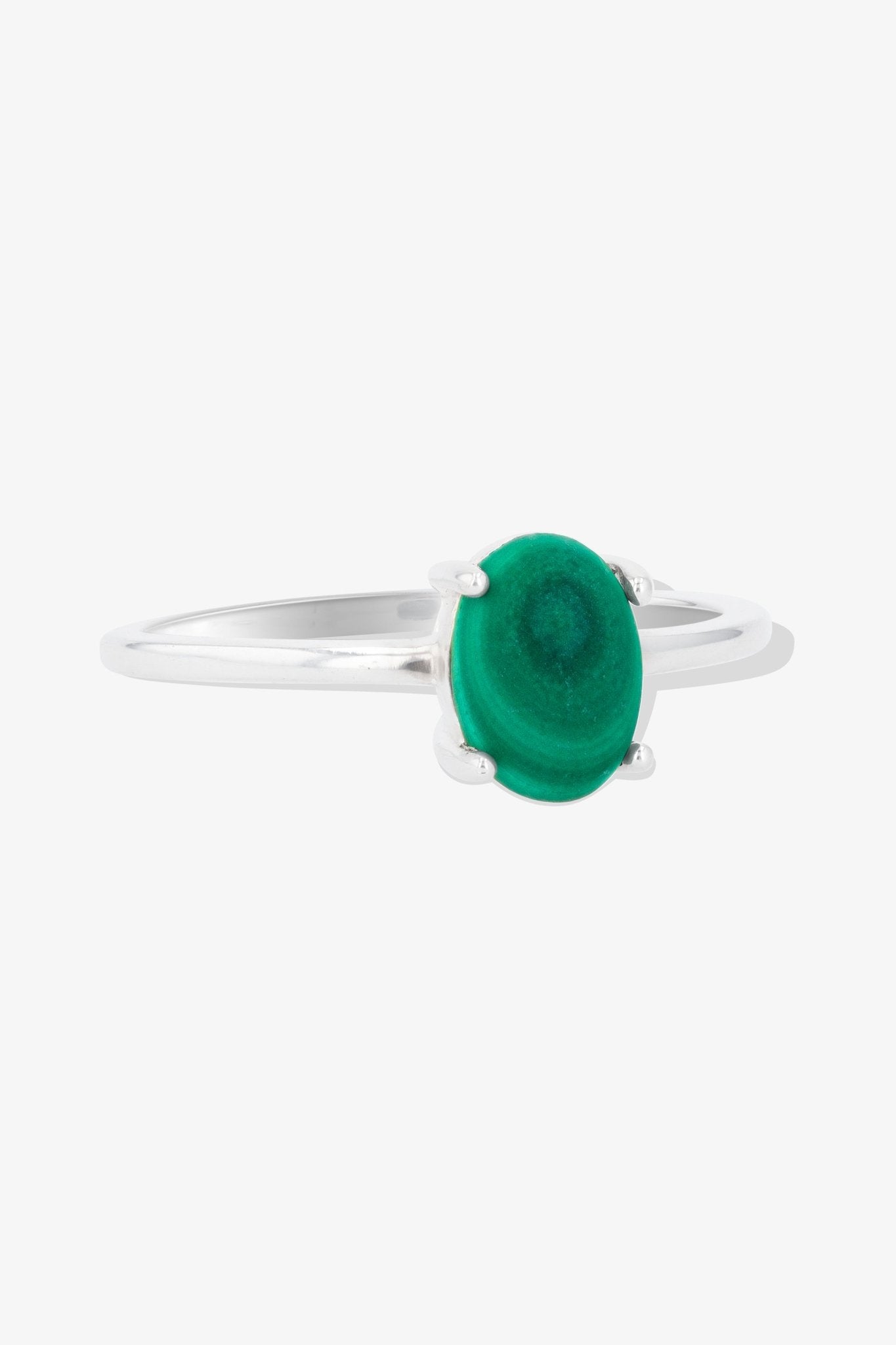 Malachite Sterling Silver Ring - Eat.Read.Love.