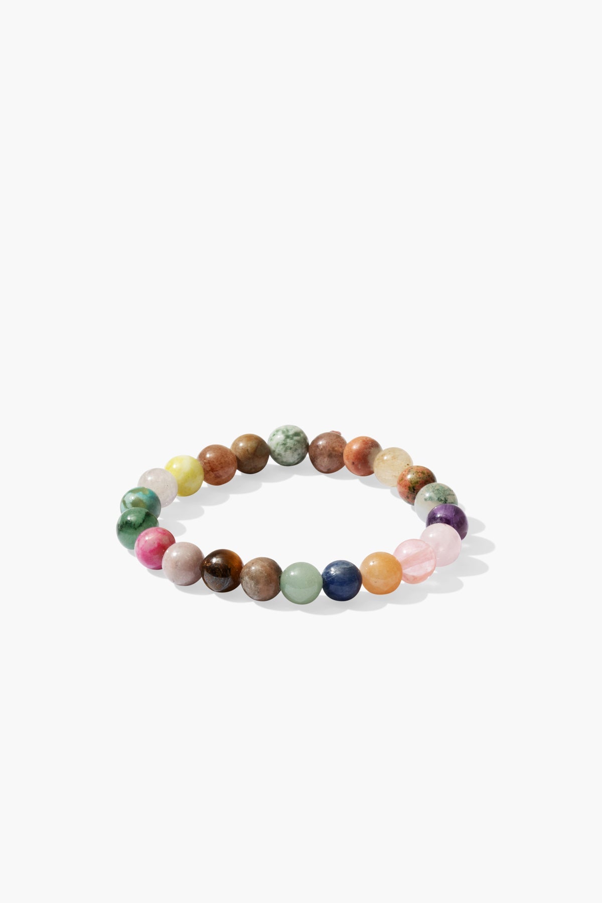 Multi Stone Beaded Bracelet - Eat.Read.Love.