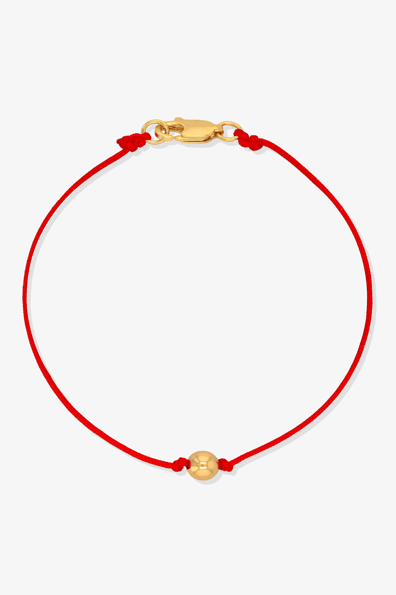 Numerology Red Thread Bracelet with REAL Gold - 2 - Eat.Read.Love.