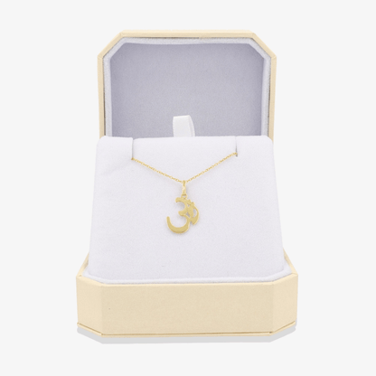 OM Pendant 14k REAL Gold - Eat.Read.Love.
