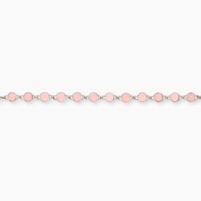 Pink Opal Sterling Silver Tennis Bracelet – Love & Romance - Eat.Read.Love.