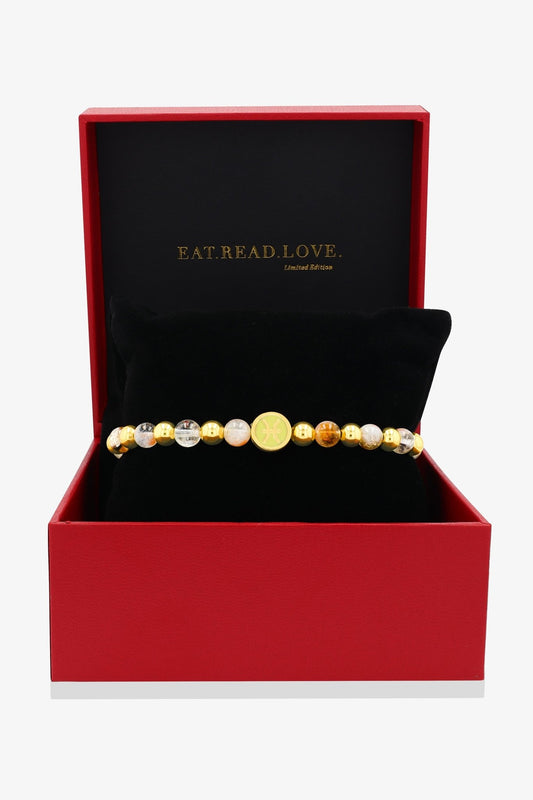 Pisces - Citrine Zodiac Gold Vermeil Bracelet - Eat.Read.Love.