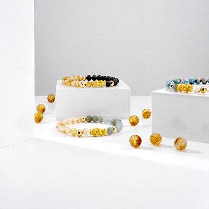 Pisces Zodiac Feng Shui Pixiu Bracelet - Eat.Read.Love.