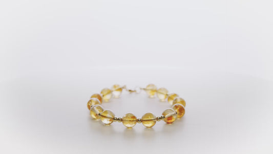 Citrine Gold Vermeil Bracelet - Divine Prosperity