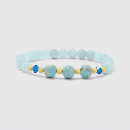 Sagittarius Lucky Zodiac Trio Crystal Bracelet