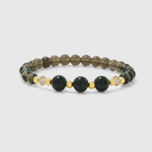 Libra Lucky Zodiac Trio Crystal Bracelet