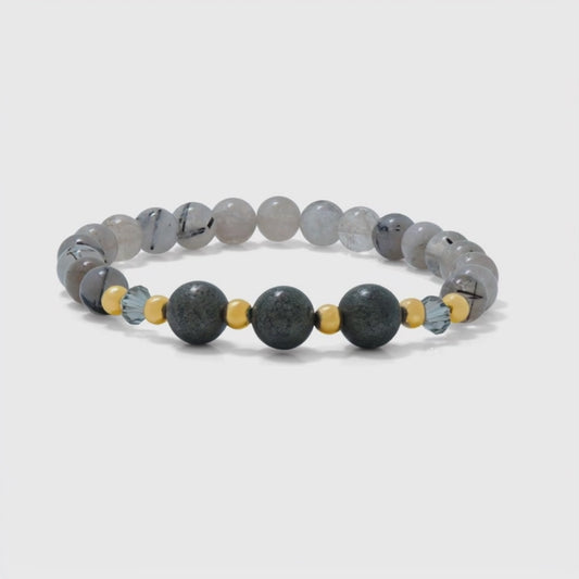 Capricorn Lucky Zodiac Trio Crystal Bracelet
