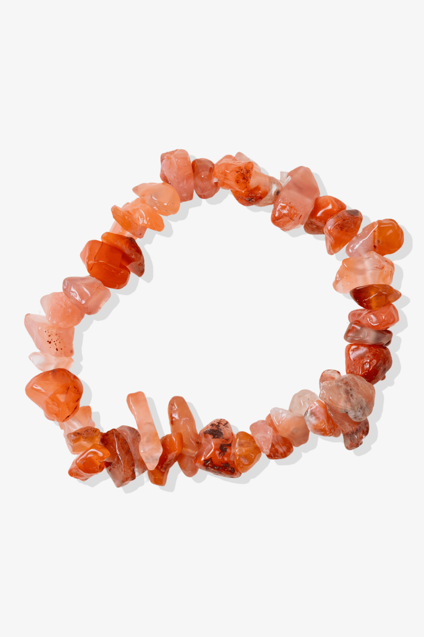 Red Agate Chip Bracelet - Eat.Read.Love.