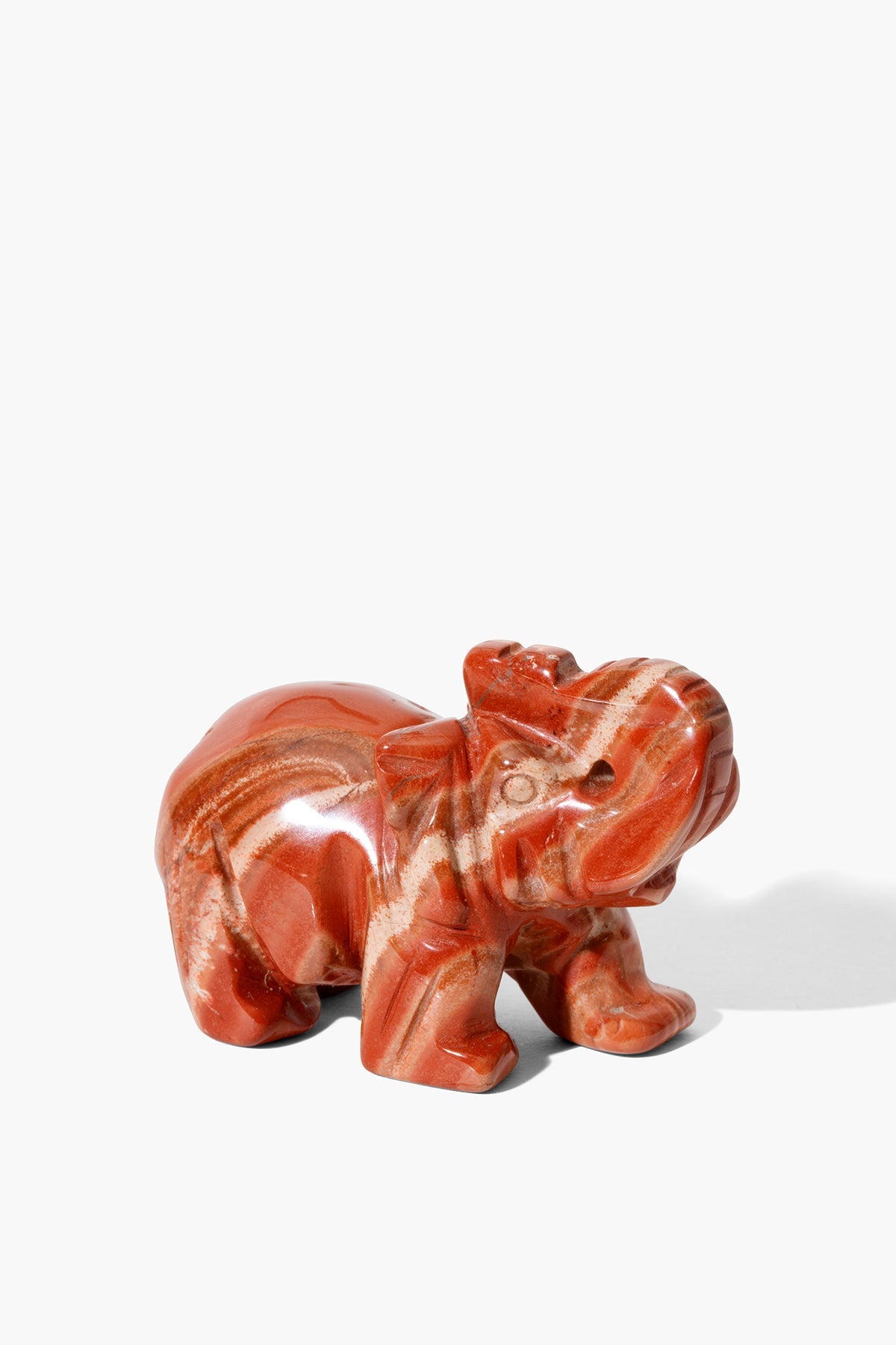 Red Jasper Crystal Elephant - Eat.Read.Love.