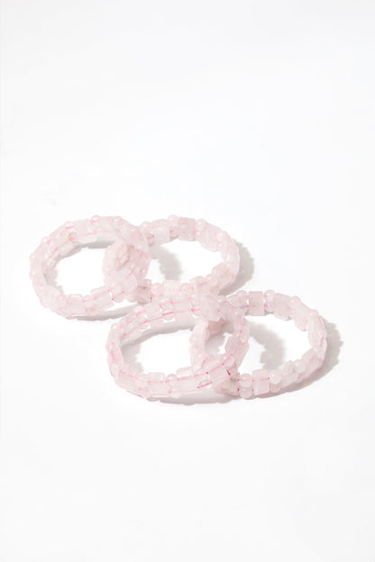 Rose Quartz Princess Bracelet - Eat.Read.Love.