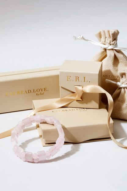 Rose Quartz Princess Bracelet - Eat.Read.Love.