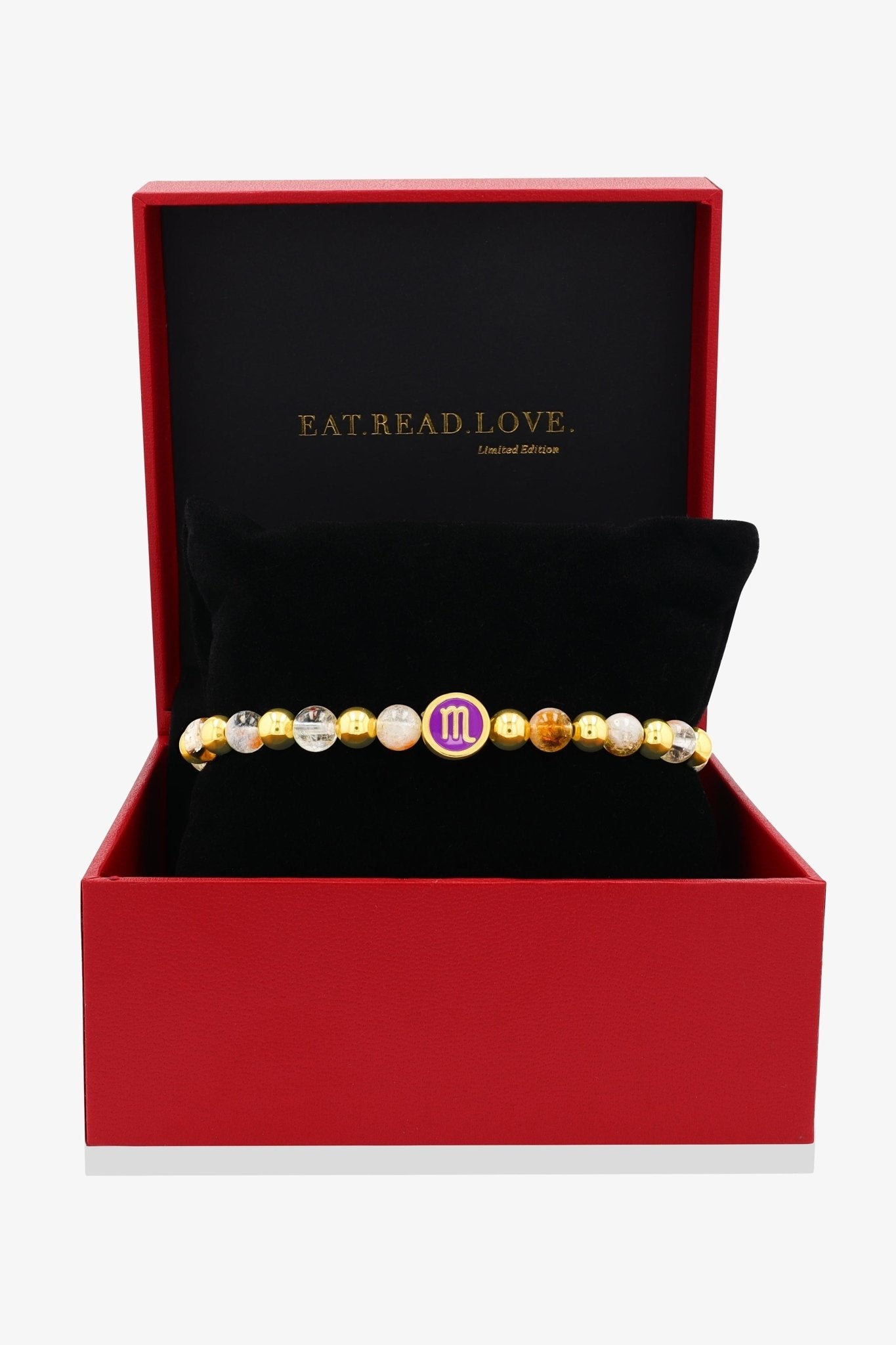 Sagittarius - Citrine Zodiac Gold Vermeil Bracelet - Eat.Read.Love.