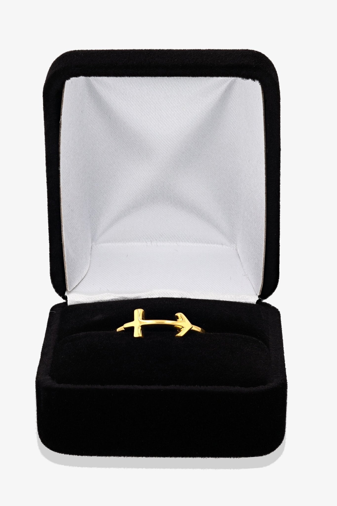 Sagittarius Zodiac 18k Gold Vermeil Ring - Eat.Read.Love.