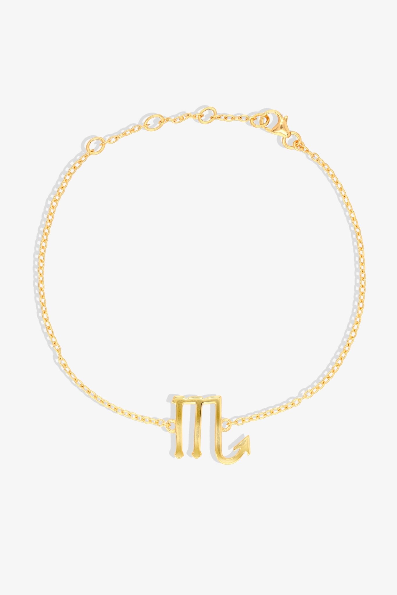 Scorpio Zodiac 18k Gold Vermeil Bracelet - Eat.Read.Love.