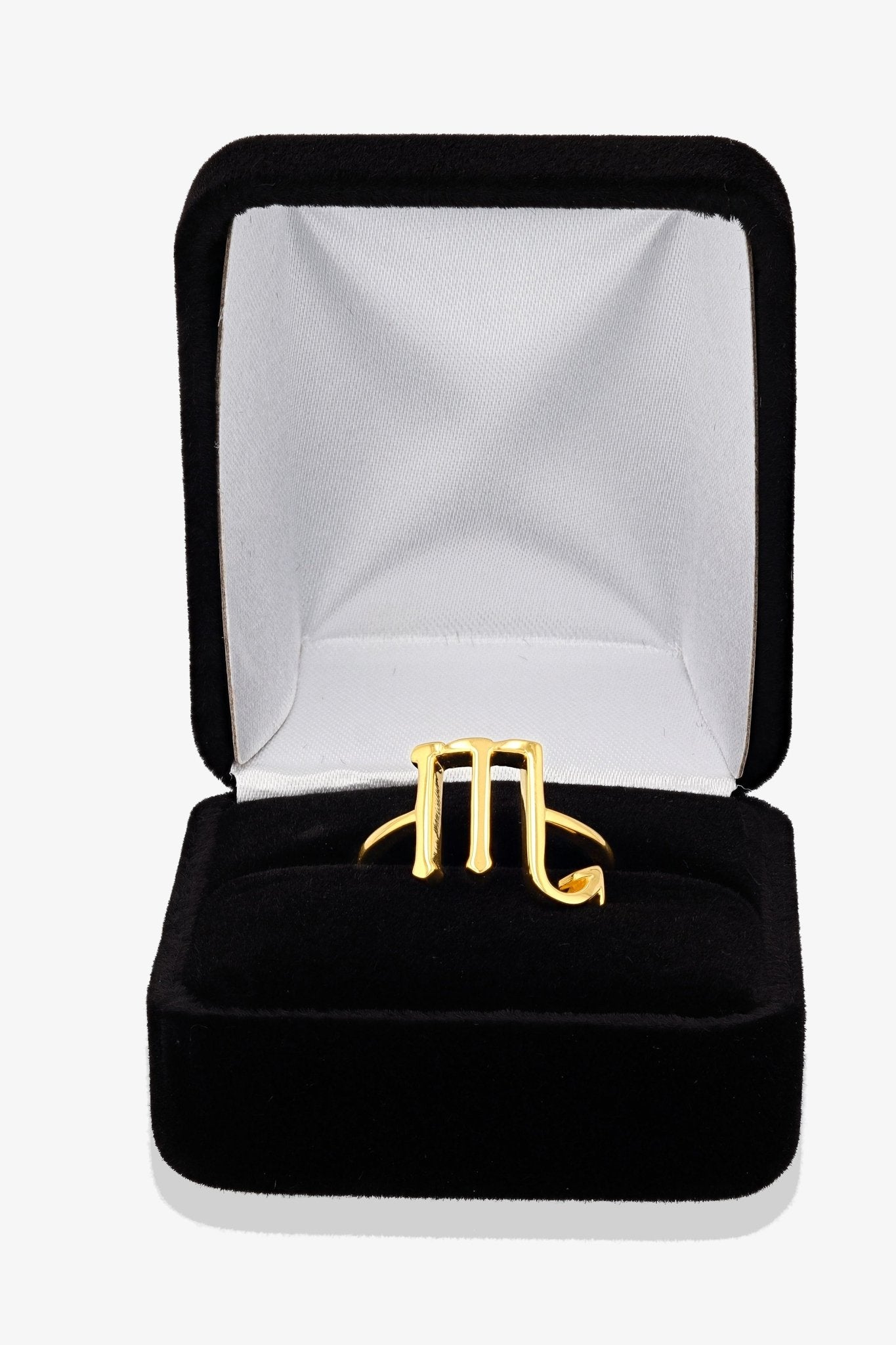 Scorpio Zodiac 18k Gold Vermeil Ring - Eat.Read.Love.