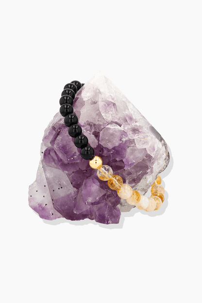 Scorpio Zodiac Energy Bracelet With REAL Gold - Eat.Read.Love.