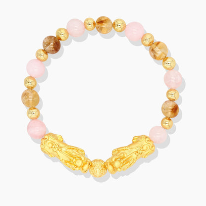 Scorpio Zodiac Feng Shui Double Pixiu Bracelet - Eat.Read.Love.