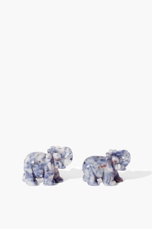 Sodalite Crystal Lucky Elephant - Eat.Read.Love.