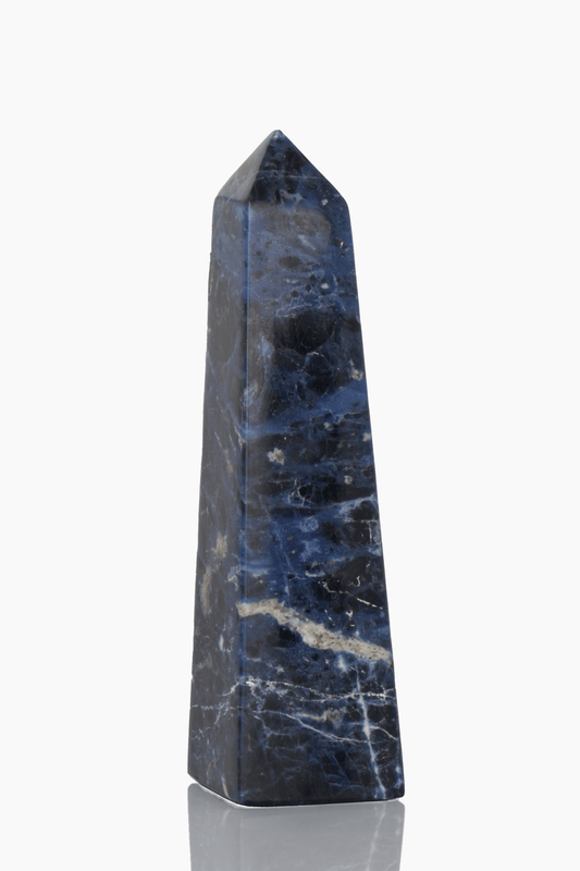 Sodalite Obelisk - Eat.Read.Love.