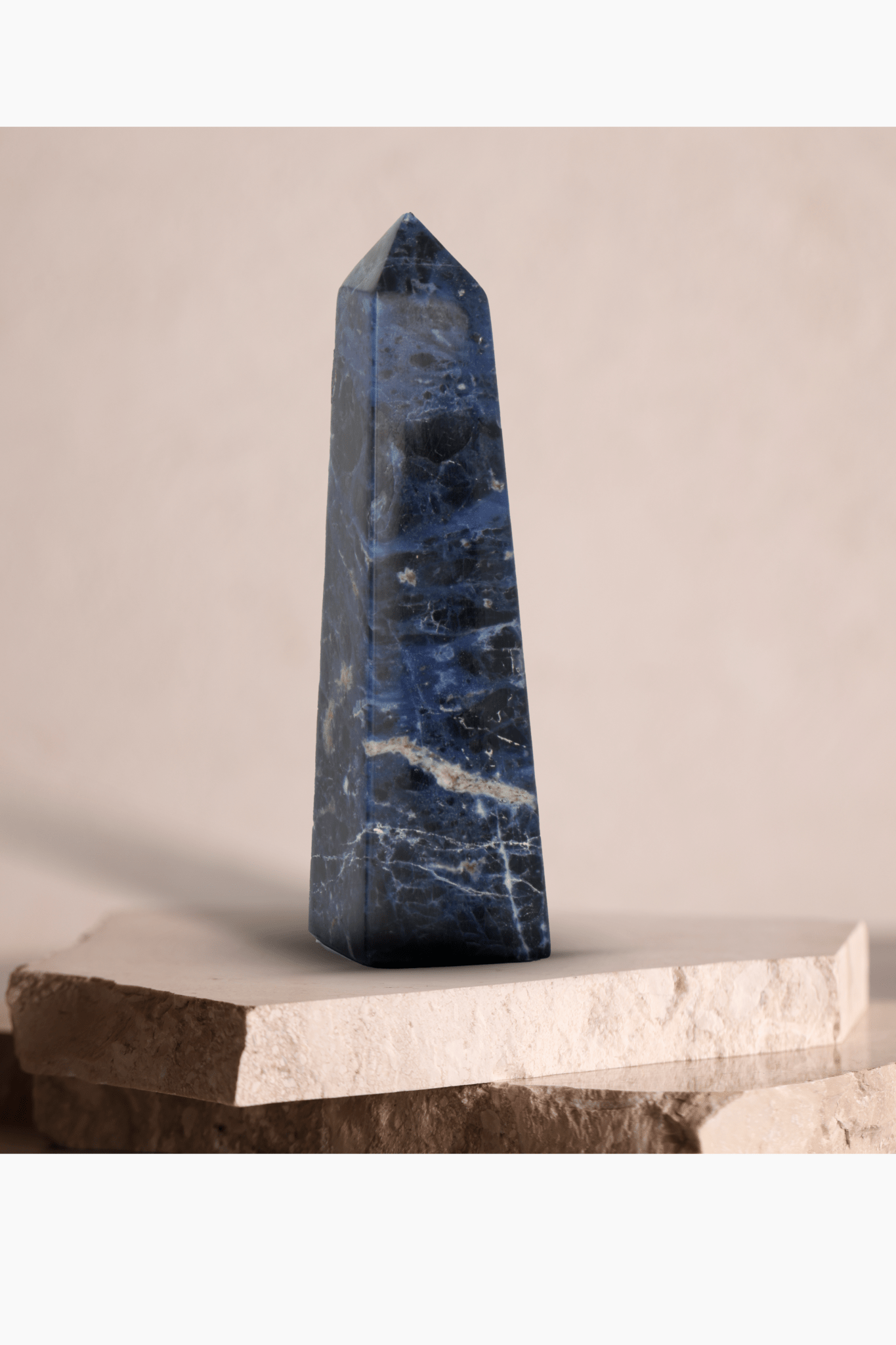 Sodalite Obelisk - Eat.Read.Love.