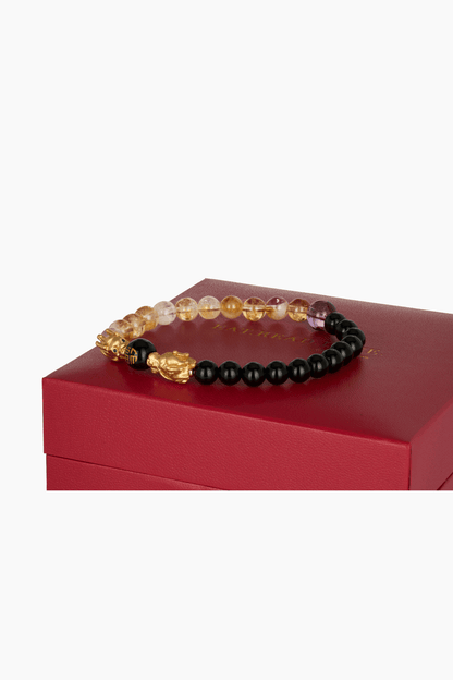 Spiritual Super Seven Crystal Dragon Beads Bracelet - Eat.Read.Love.