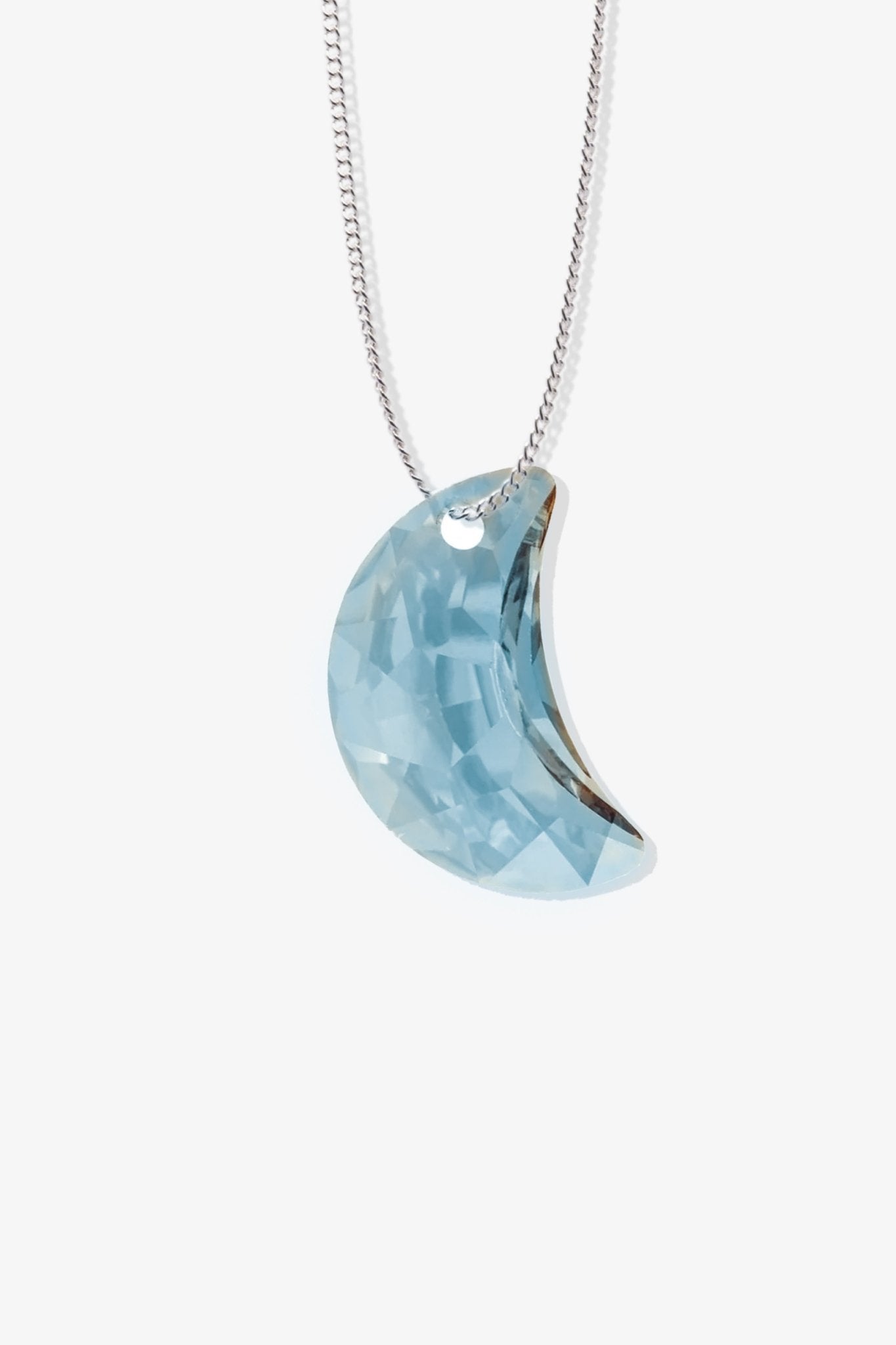 Swarovski Crystal Blue Moon Necklace - Eat.Read.Love.