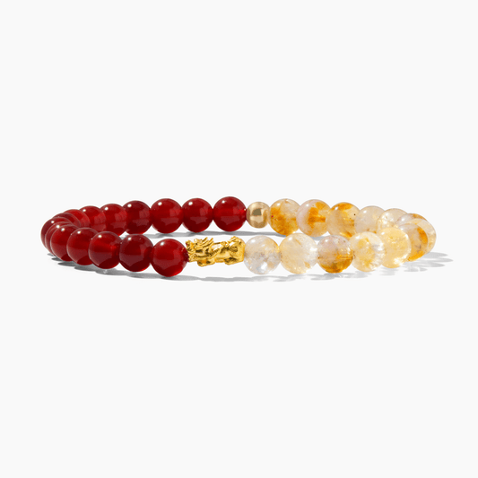 Tanzanite and Lapis Lazuli Eclipse 18k Pixiu Bracelet - Luck - Eat.Read.Love.