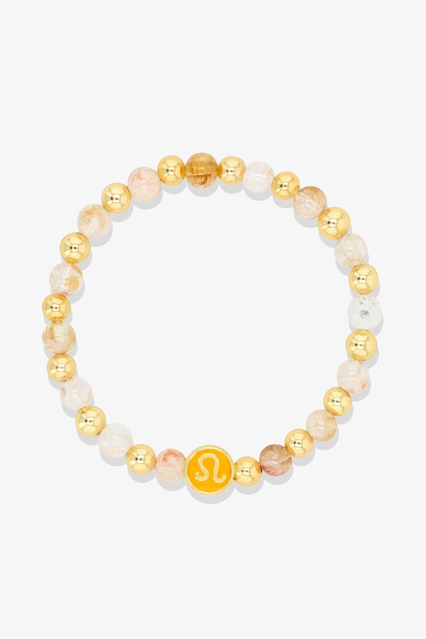 Taurus - Citrine Zodiac Gold Vermeil Bracelet - Eat.Read.Love.