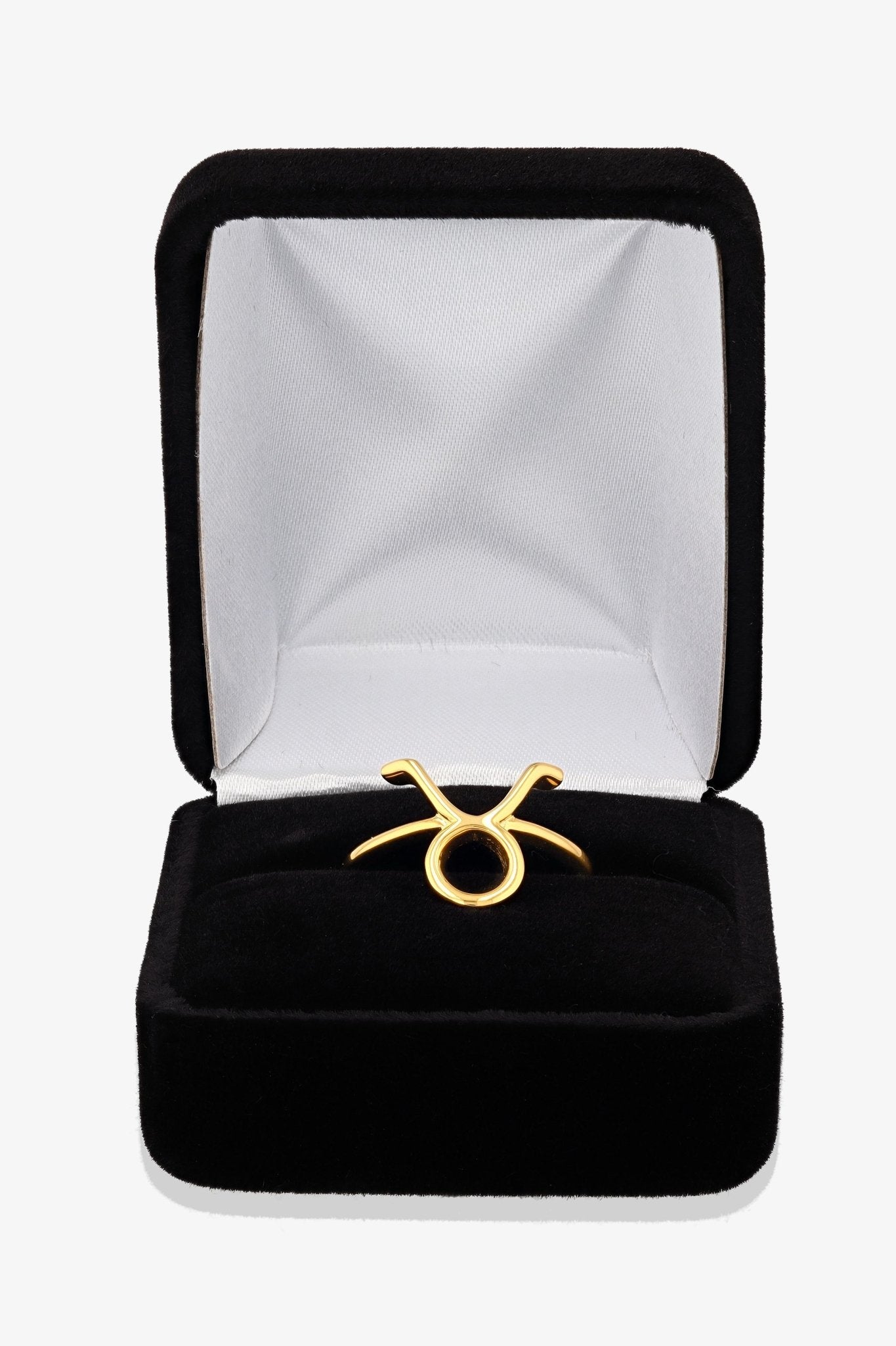 Taurus Zodiac 18k Gold Vermeil Ring - Eat.Read.Love.