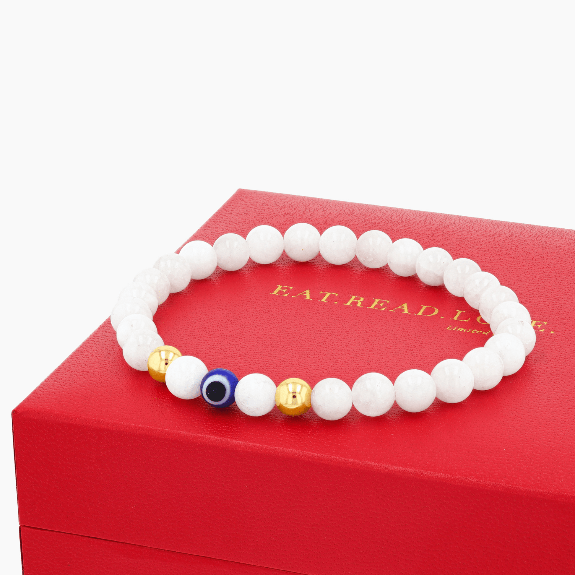 Taurus Zodiac Evil Eye Protection Bracelet - Eat.Read.Love.