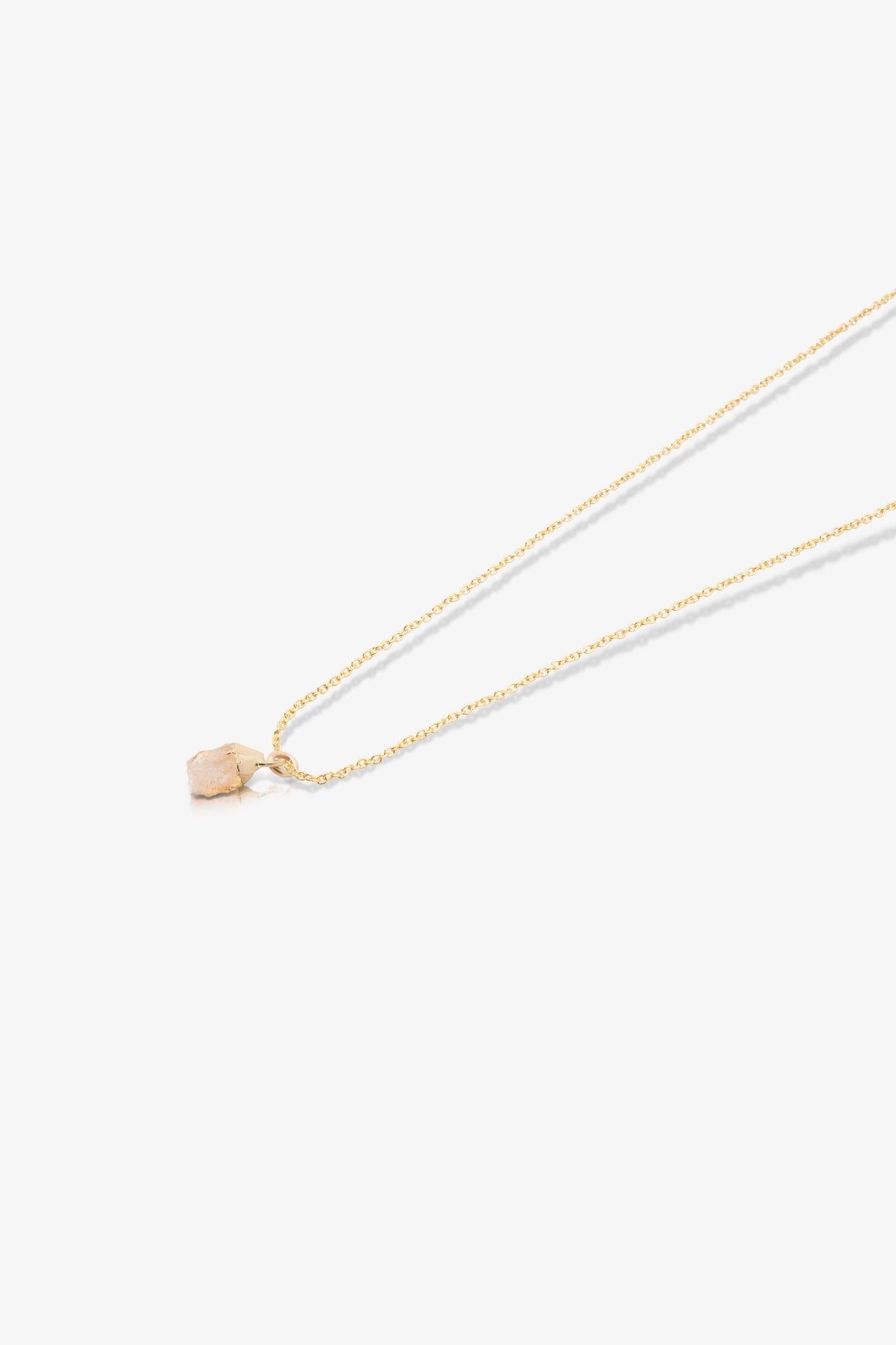 The Scorpios' Celestial Citrine Birthstone With 14k Gold Necklace - Eat.Read.Love.