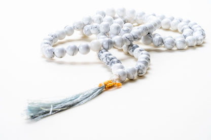 The Stress Relieving Howlite Mala - Eat.Read.Love.