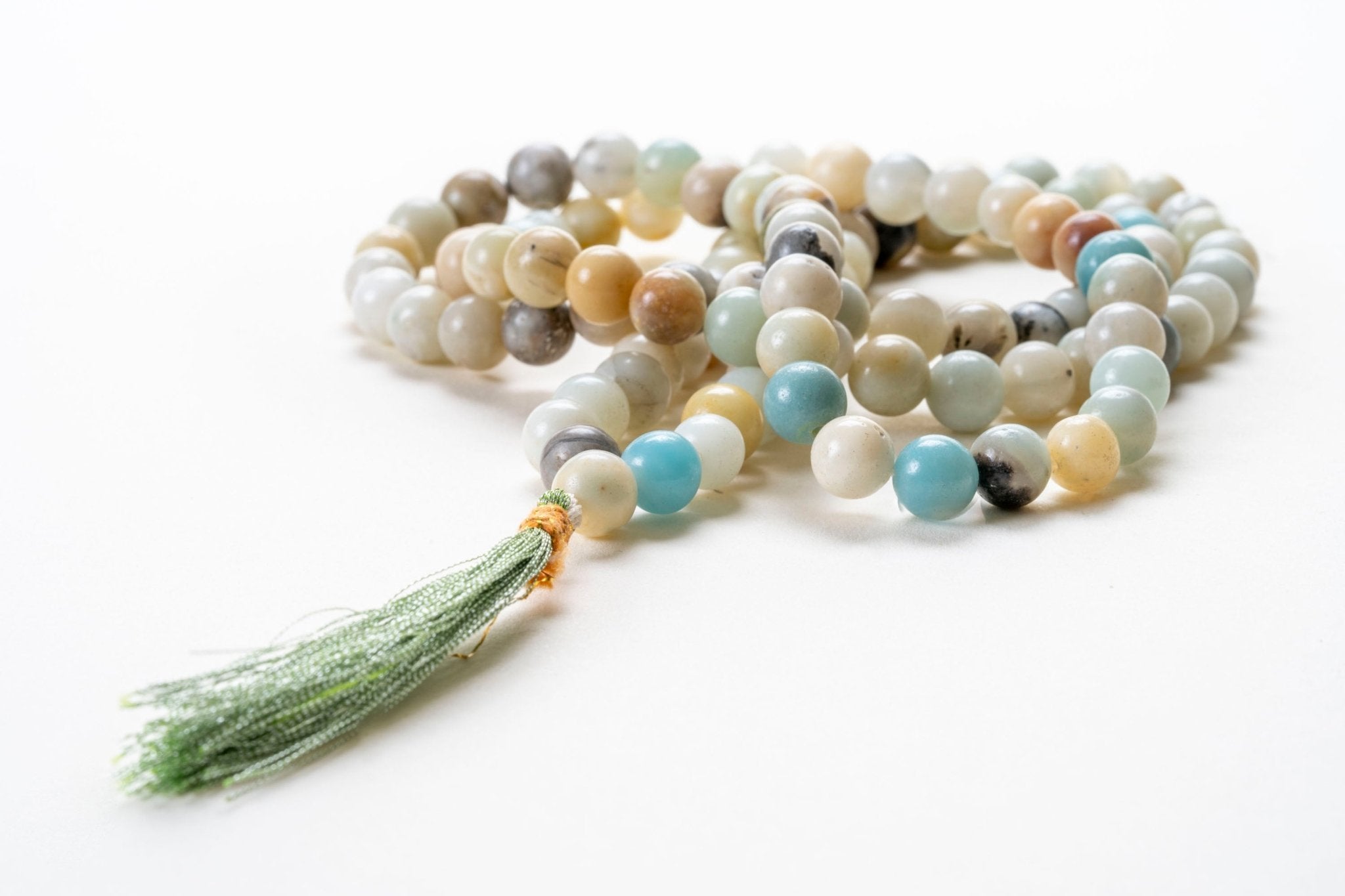 The Tranquil Creative Amazonite Mala - Eat.Read.Love.