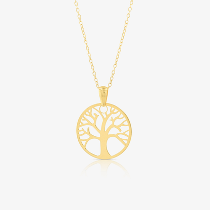 Tree Of Life Pendant 14k REAL Gold - Eat.Read.Love.