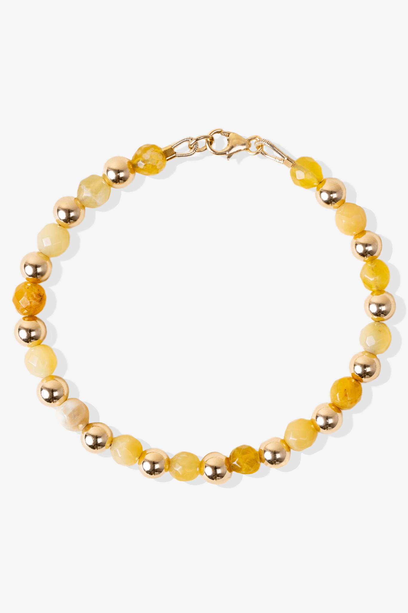 Ultimate Wealth Crystal Bracelet With REAL Gold - Eat.Read.Love.